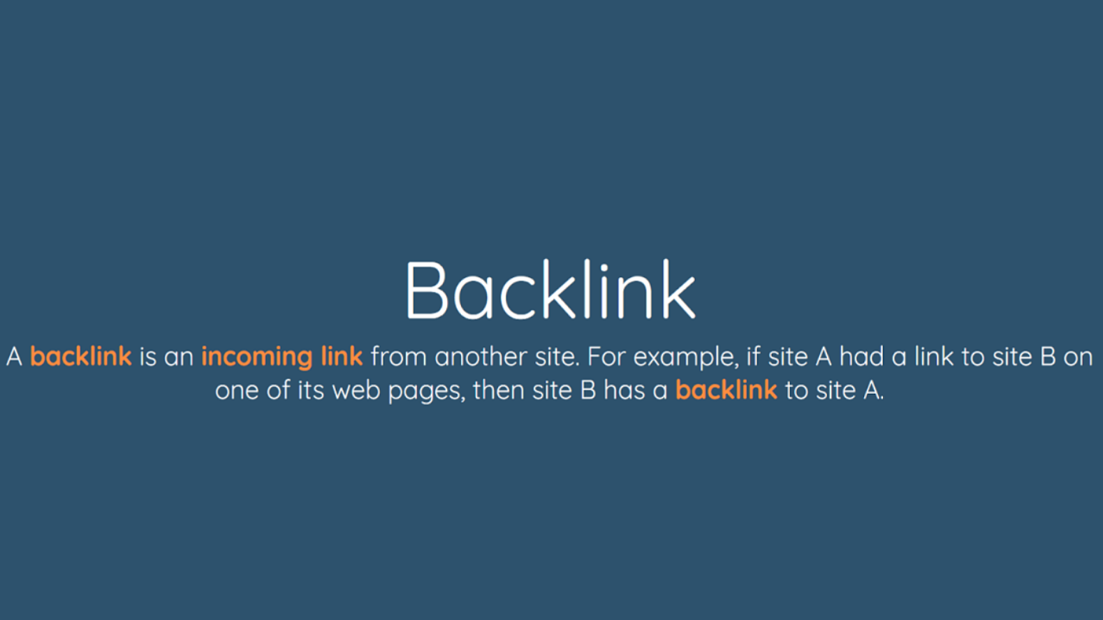 Explanation of backlinks