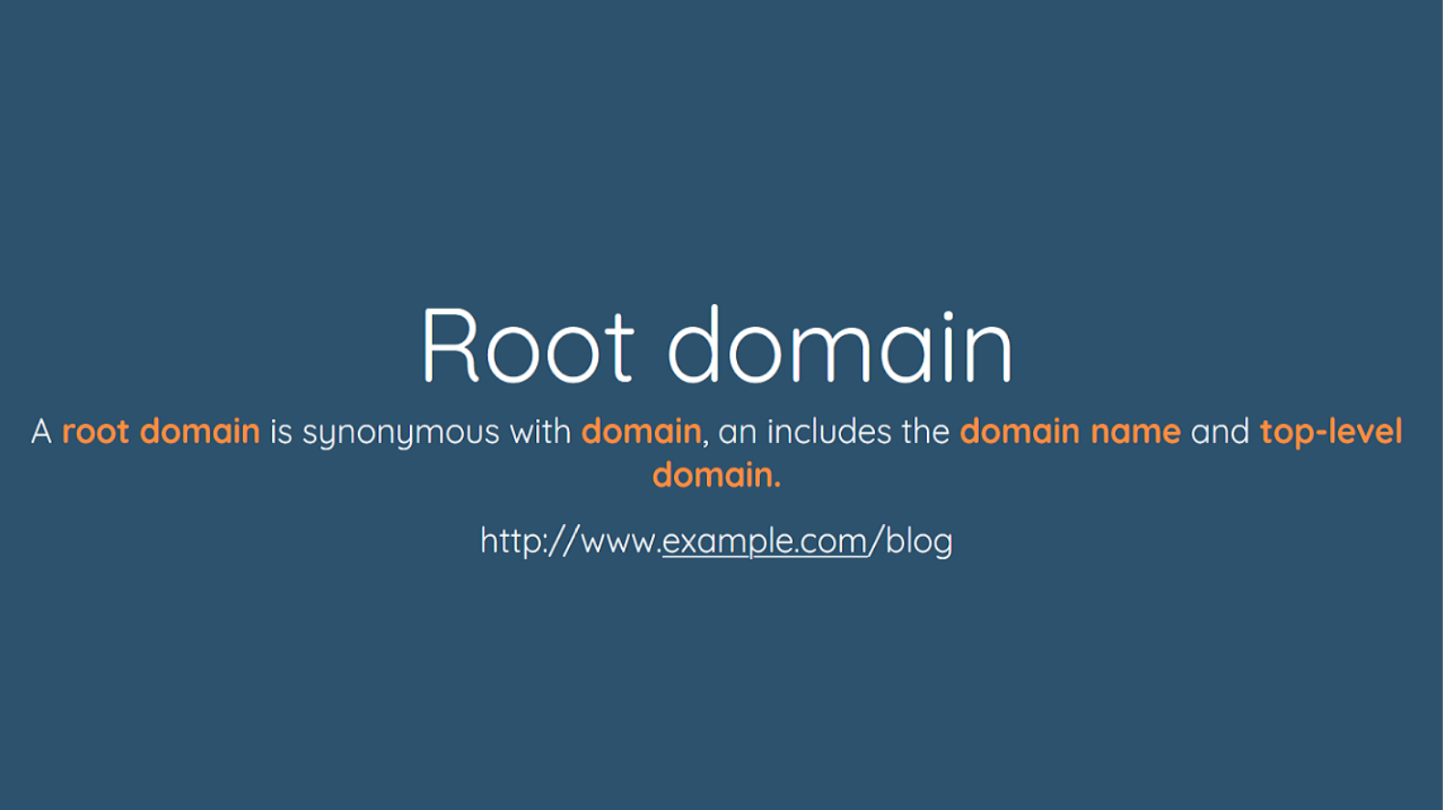 Explanation of root domain